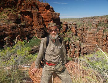Russell Willis, Bungle Bungles, April 2008. Still guiding after 25 years.