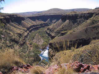 Yet another gorge top view