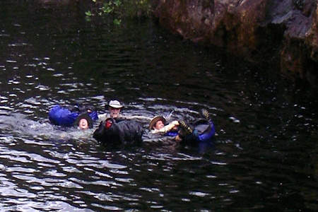 Cascades Creek pack float, photo D Butcher