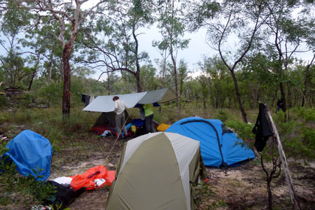 Kakadu wet season campsite