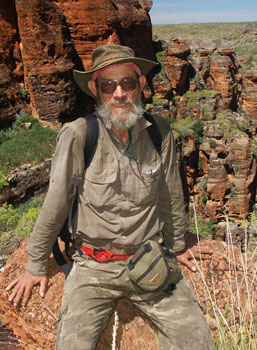 Russell Willis in the Bungle Bungles, April 2008