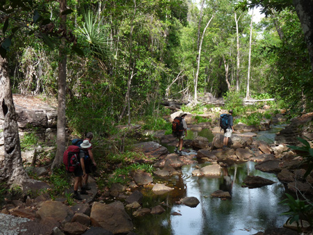Crossing Anbadgoran Creek, Kakadu, November