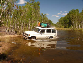 Another creek crossing on the Munja track