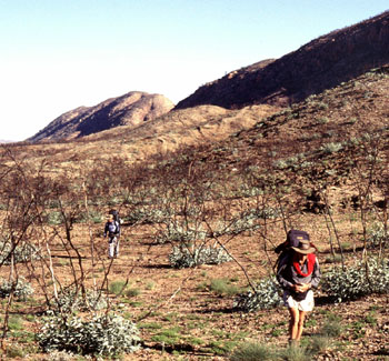 John on the Larapinta Trail, May 2003
