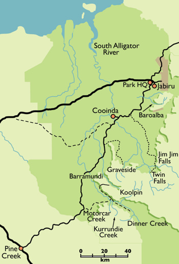 Kakadu Park Map