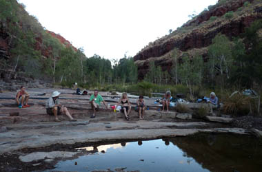 Campsite near the top of Dales Gorge.