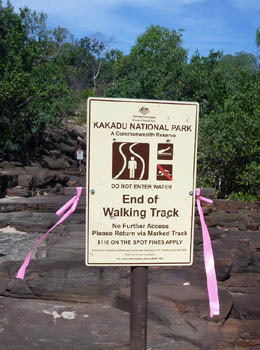 End of the day walk, Twin Falls Creek, Kakadu