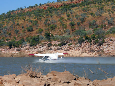 Float plane on the Durack
