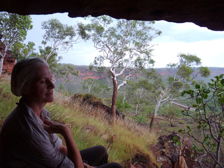 View from a rock shelter, Gregory National Park