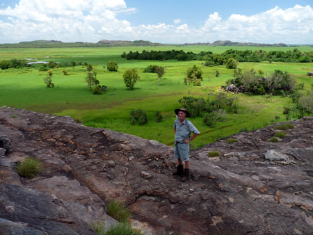 Beautiful green landscape, Ubirr, Kakadu February